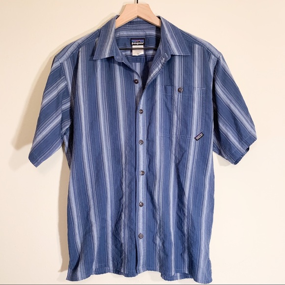Patagonia Other - Men’s Patagonia Blue Short Sleeve Button Up Medium